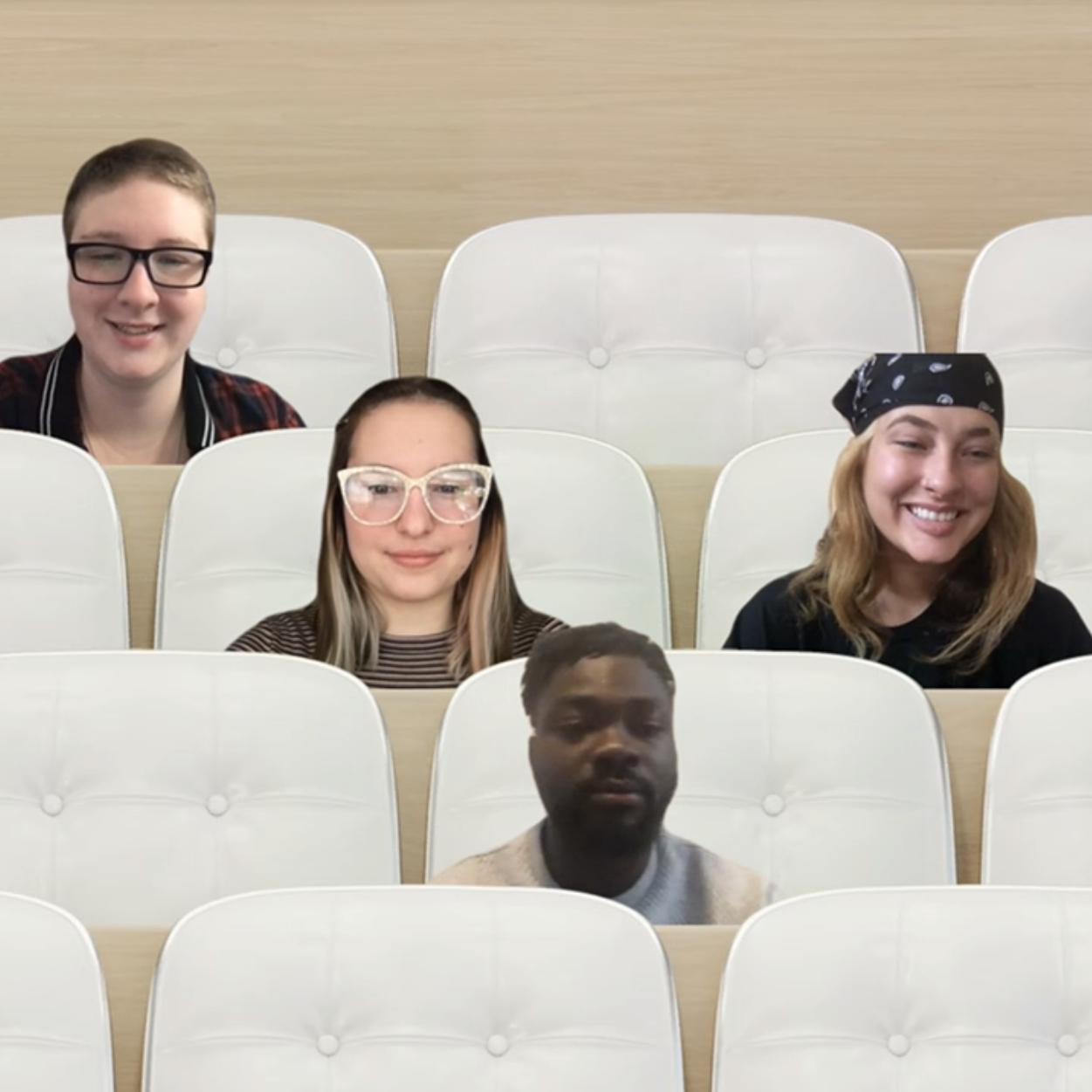 a group photo of the interactive team meeting on Teams